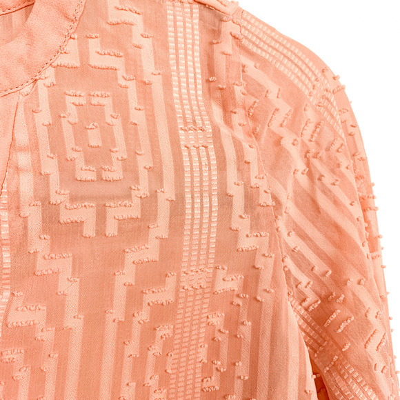 🌼2/$22🌼 The Limited Long Sleeve Sheer Peach Blouse - Picture 2 of 7
